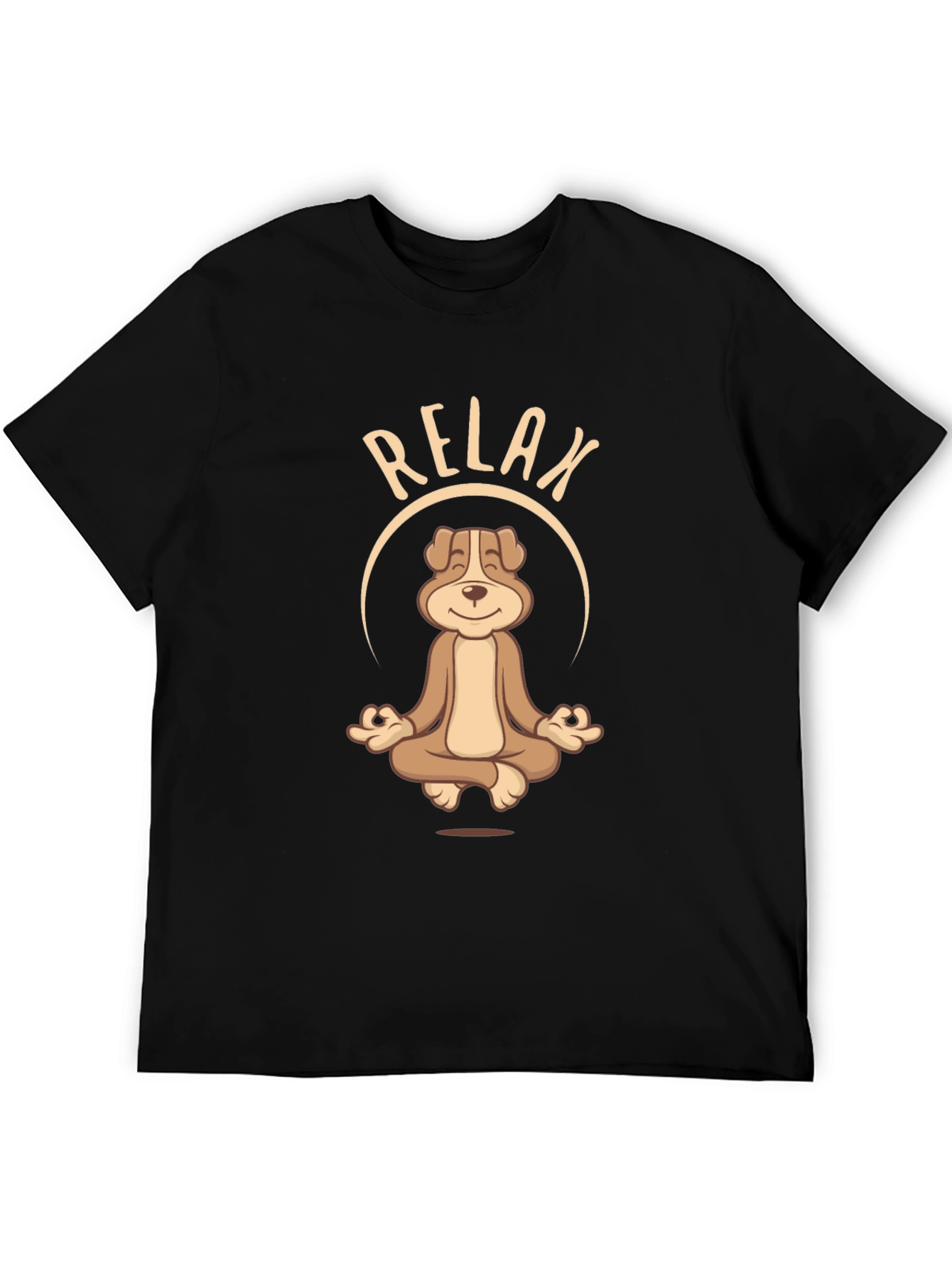 Relax Dog Meditation Graphic Tee