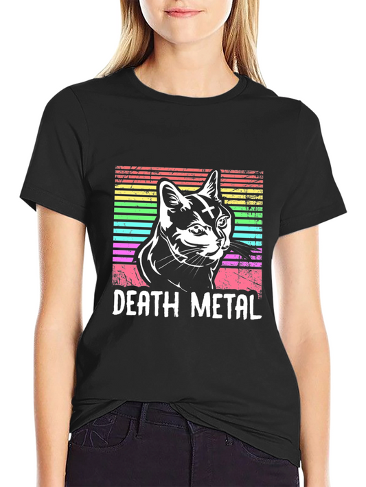 Death Metal Cat T-Shirt