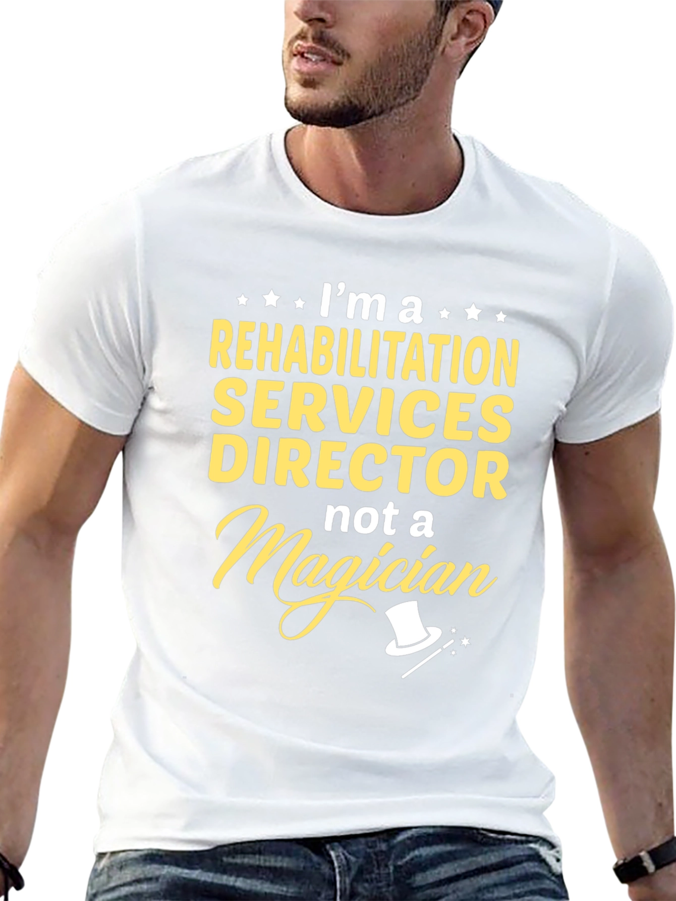 Rehabilitation Services Director T-Shirt - Funny Magician Tee