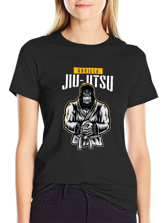 Gorilla Jiu-Jitsu Black Graphic T-Shirt