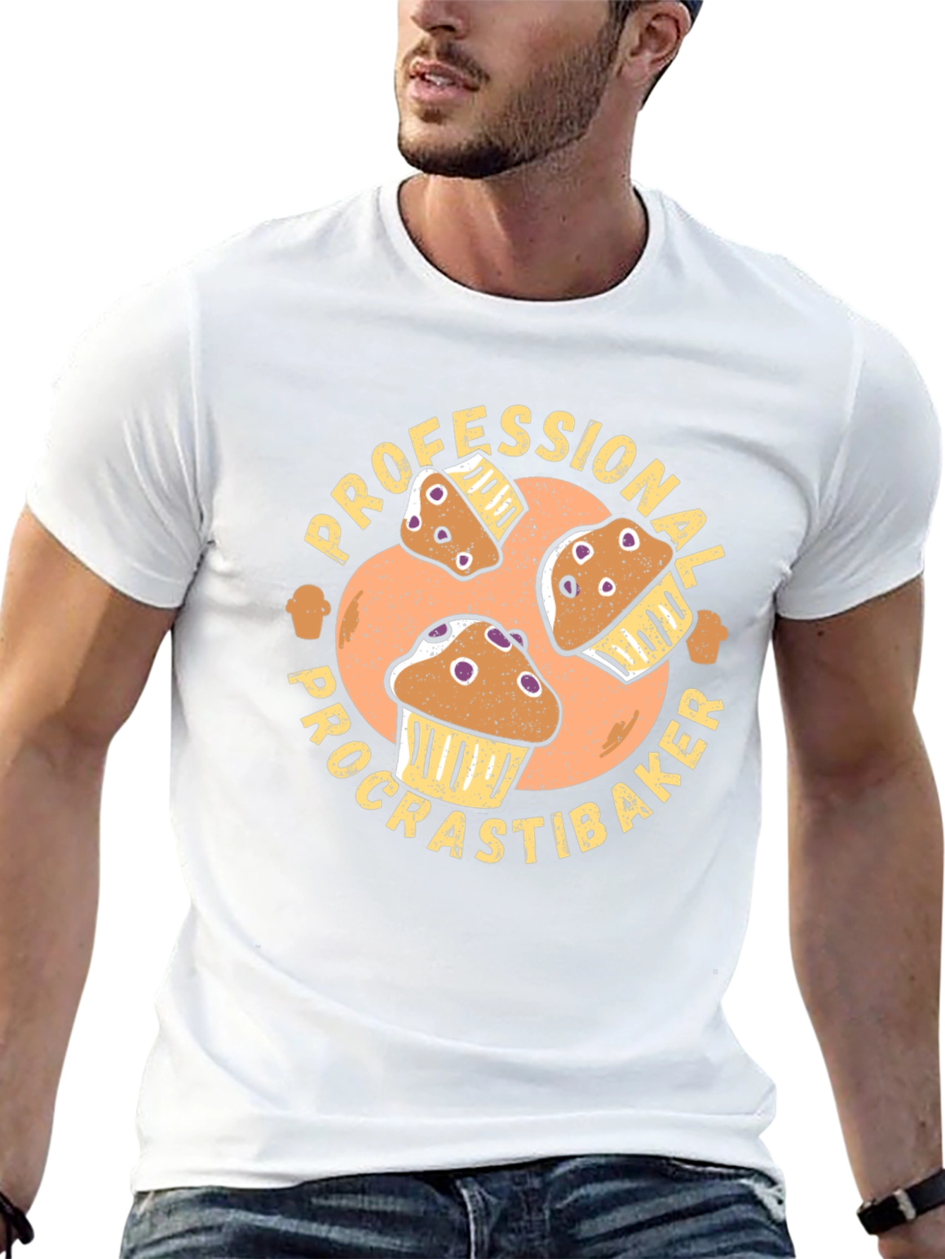 Procrastibaker Graphic Tee - Funny Baking Shirt