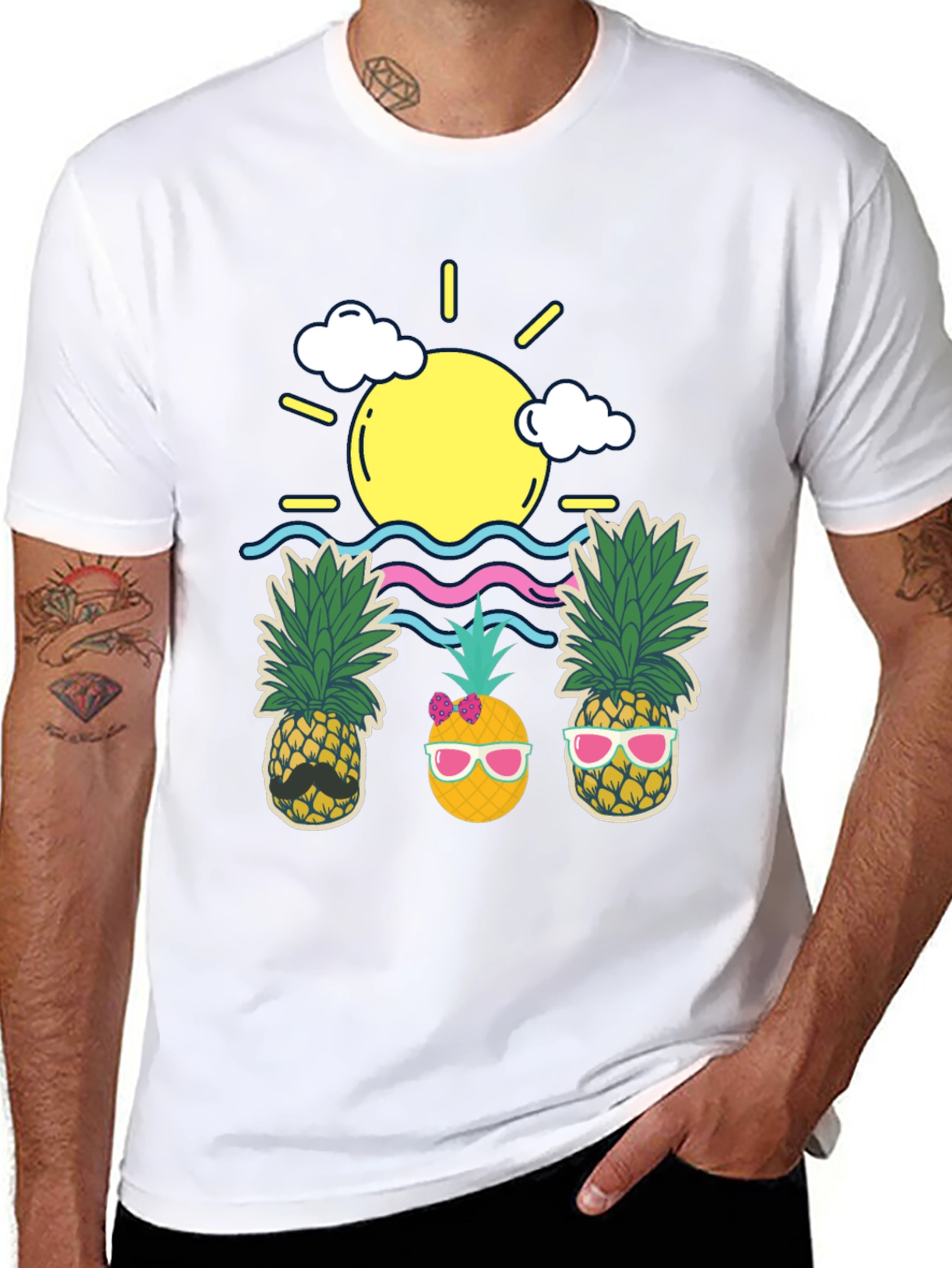 Summer Pineapple Graphic Tee