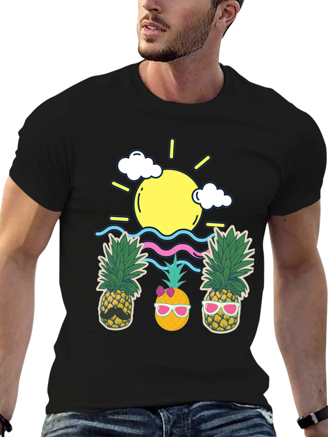 Summer Pineapple Graphic Tee