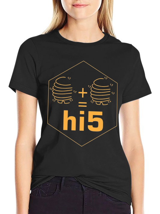 Funny Hi5 T-Shirt - Stack Overflow Programmer Humor