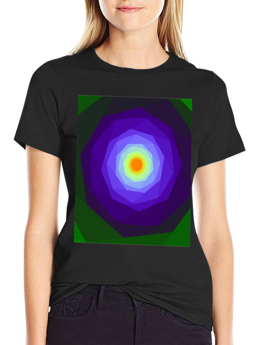 Geometric Vortex T-Shirt - Abstract Design
