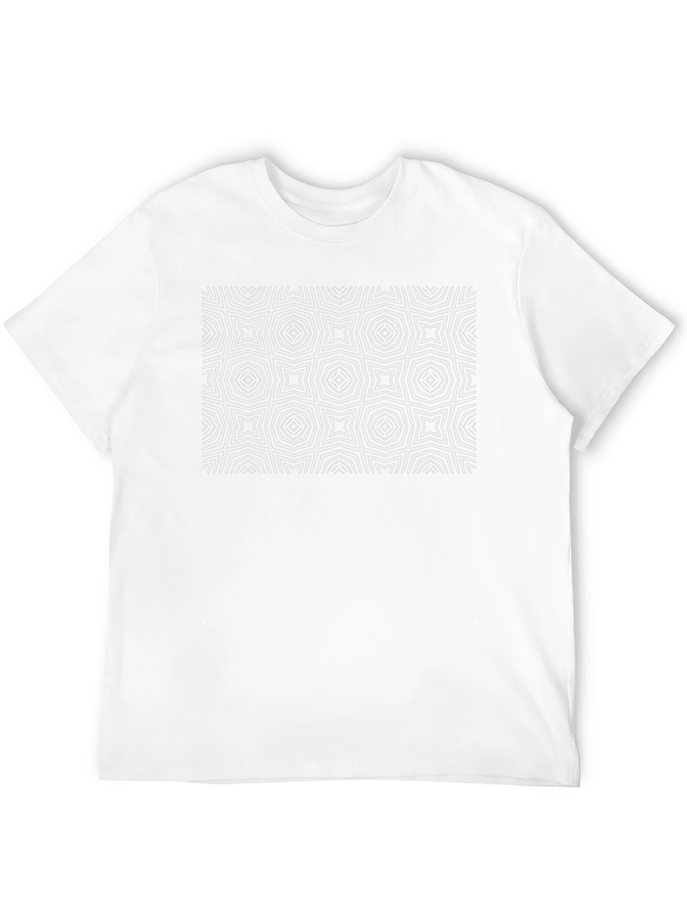 Geometric Pattern T-Shirt - Modern Op Art Design