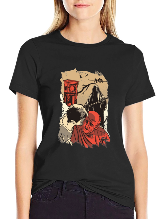 Grim Reaper Graphic T-Shirt - Time & Mortality