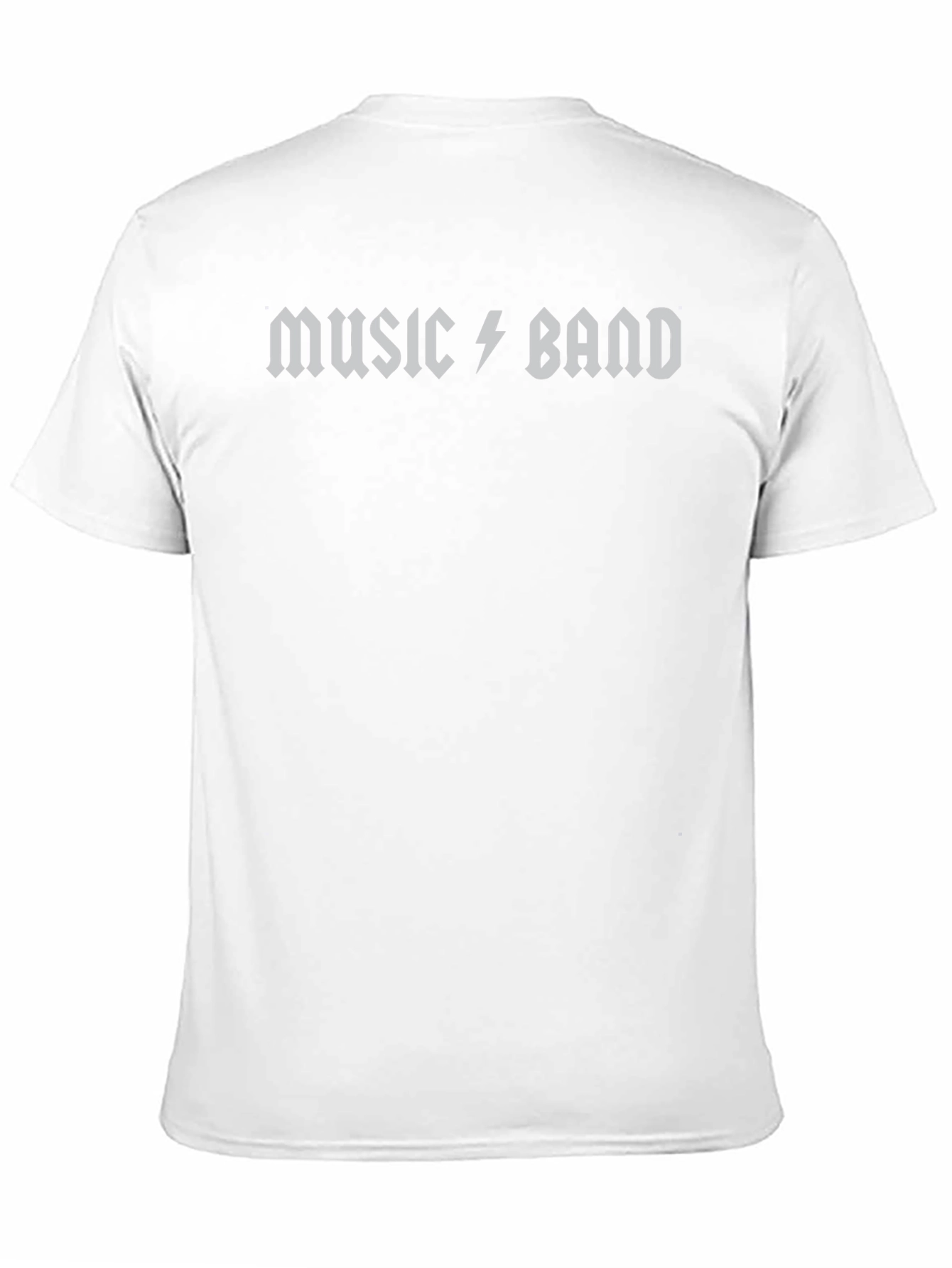 Music Band Graphic Black T-Shirt