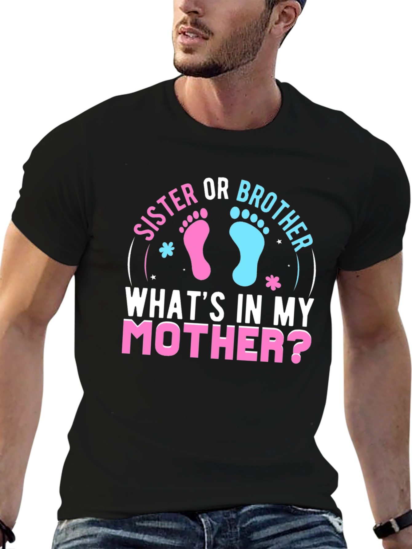 Sister Or Brother Gender Reveal T-Shirt