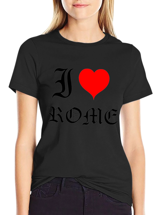 I Heart Rome Black T-Shirt
