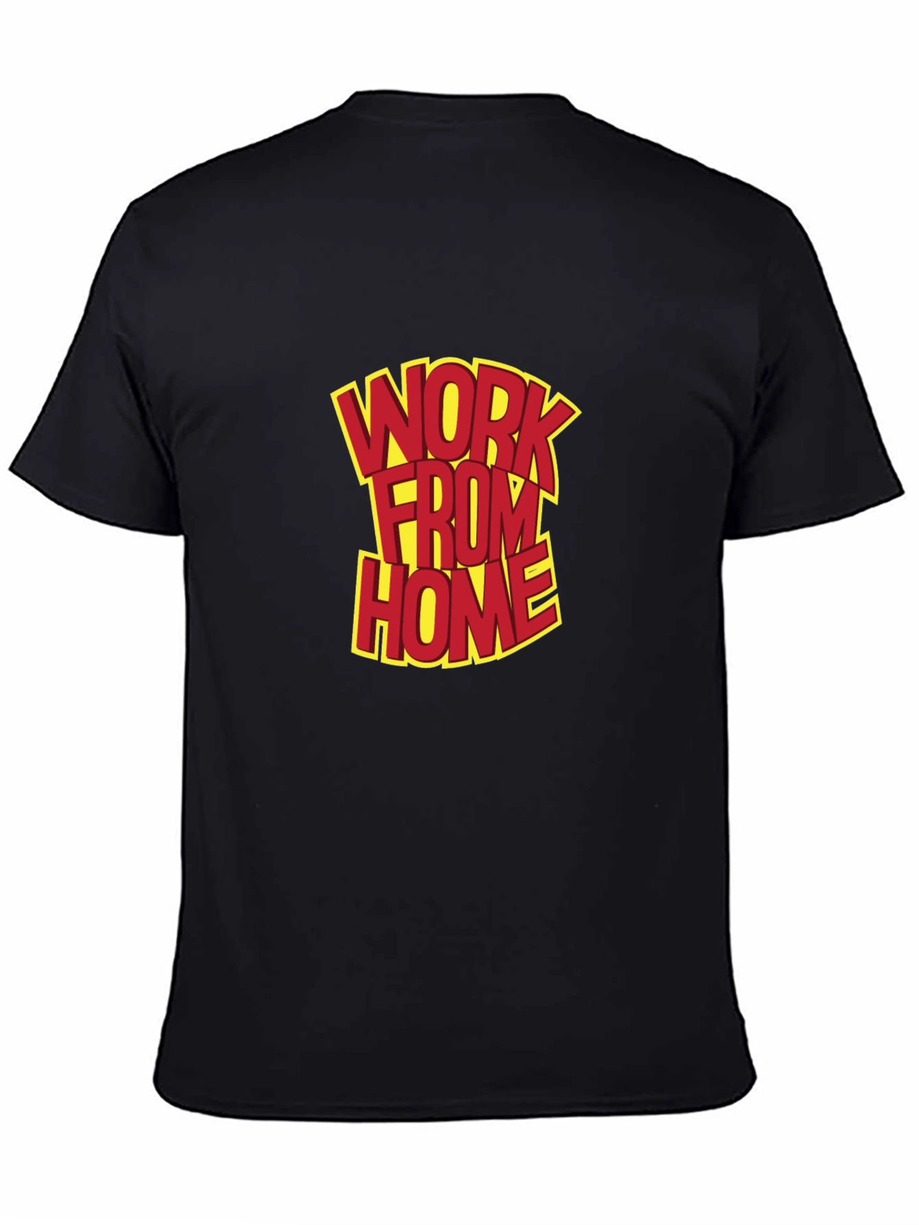 Work From Home Graphic Tee - Black