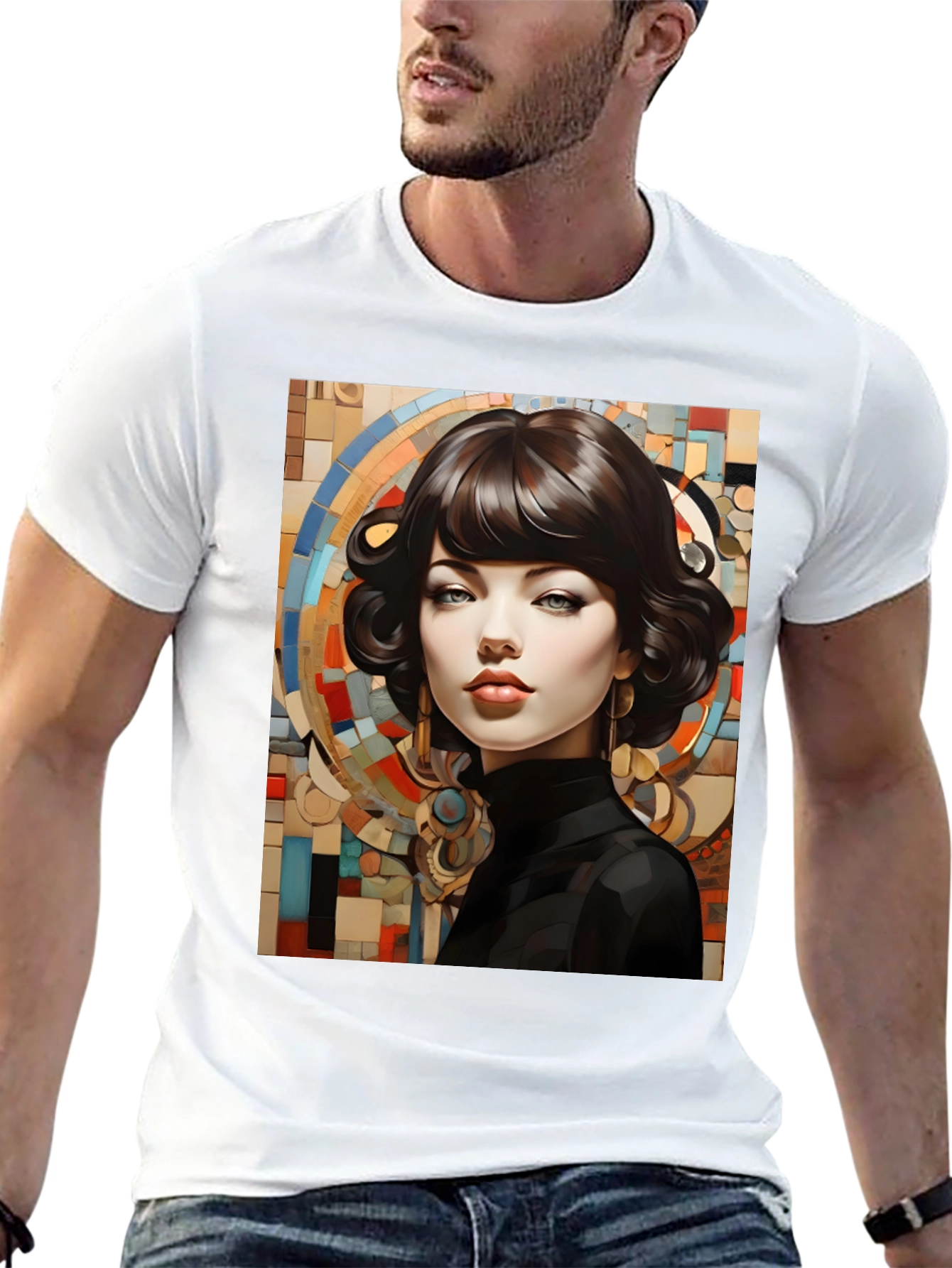 Elegant Woman Portrait T-Shirt