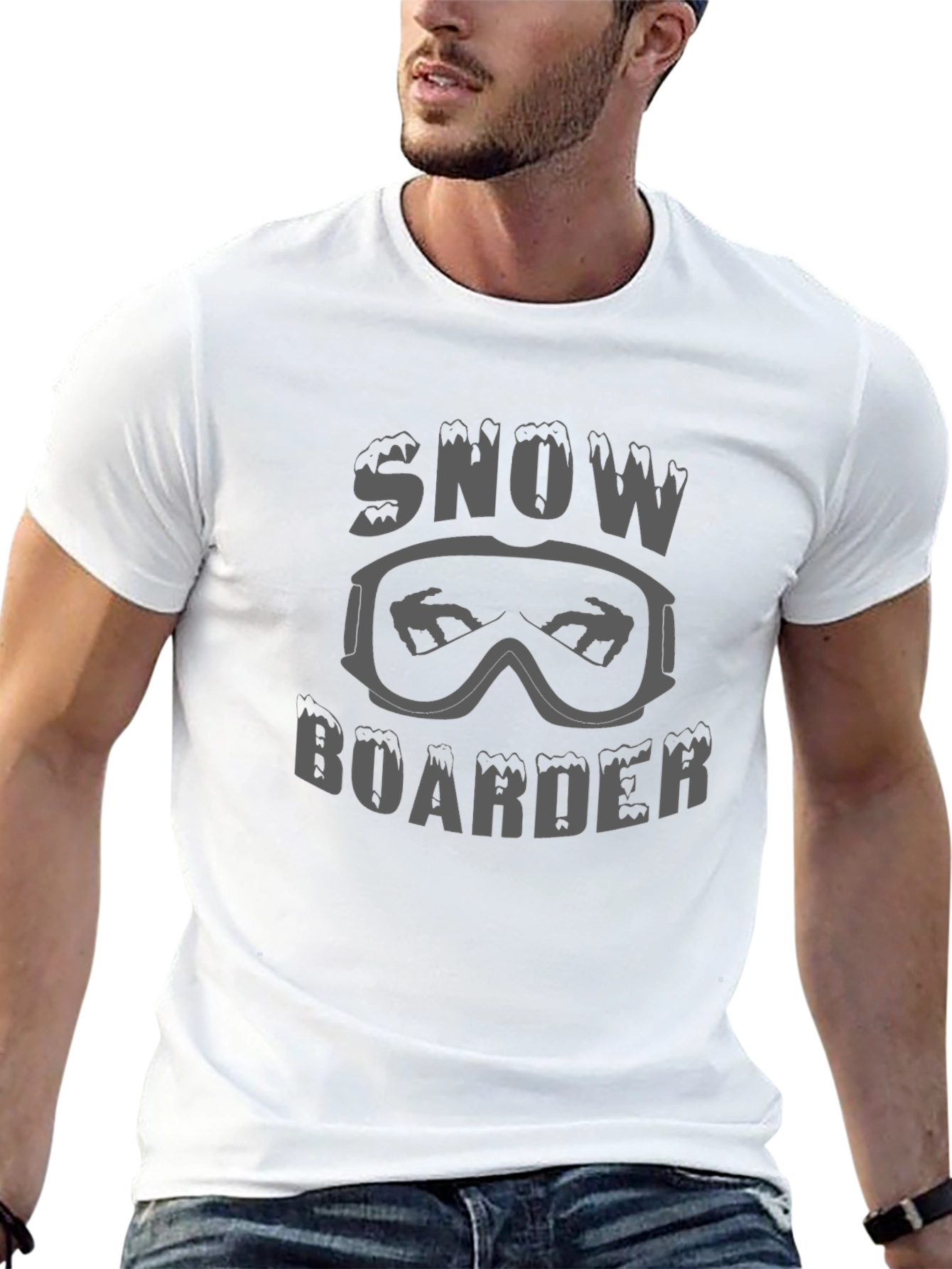 Snowboarder Graphic Tee - Cool Winter Sports T-Shirt
