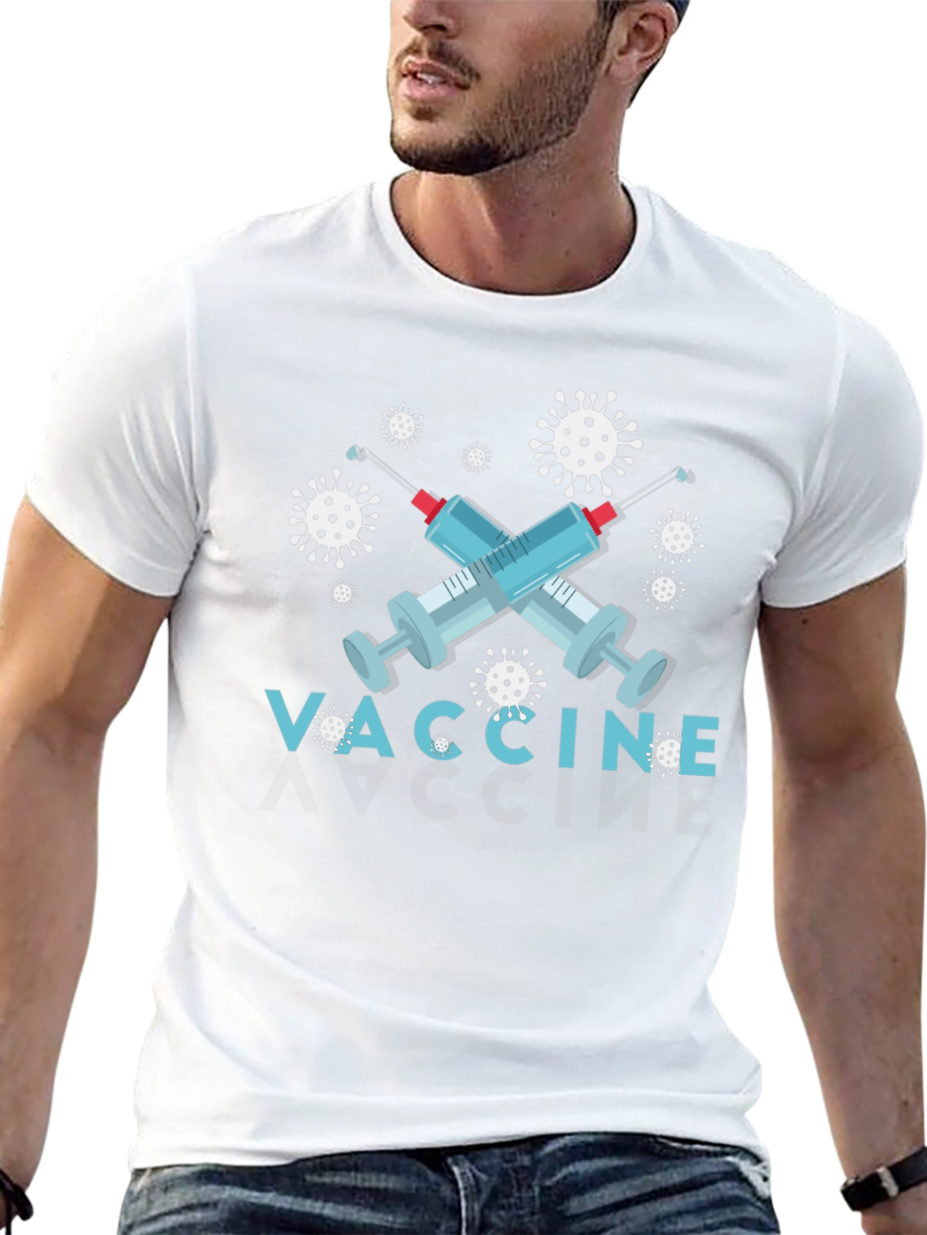 Vaccine Graphic Tee - Unisex Virus Protection T-Shirt