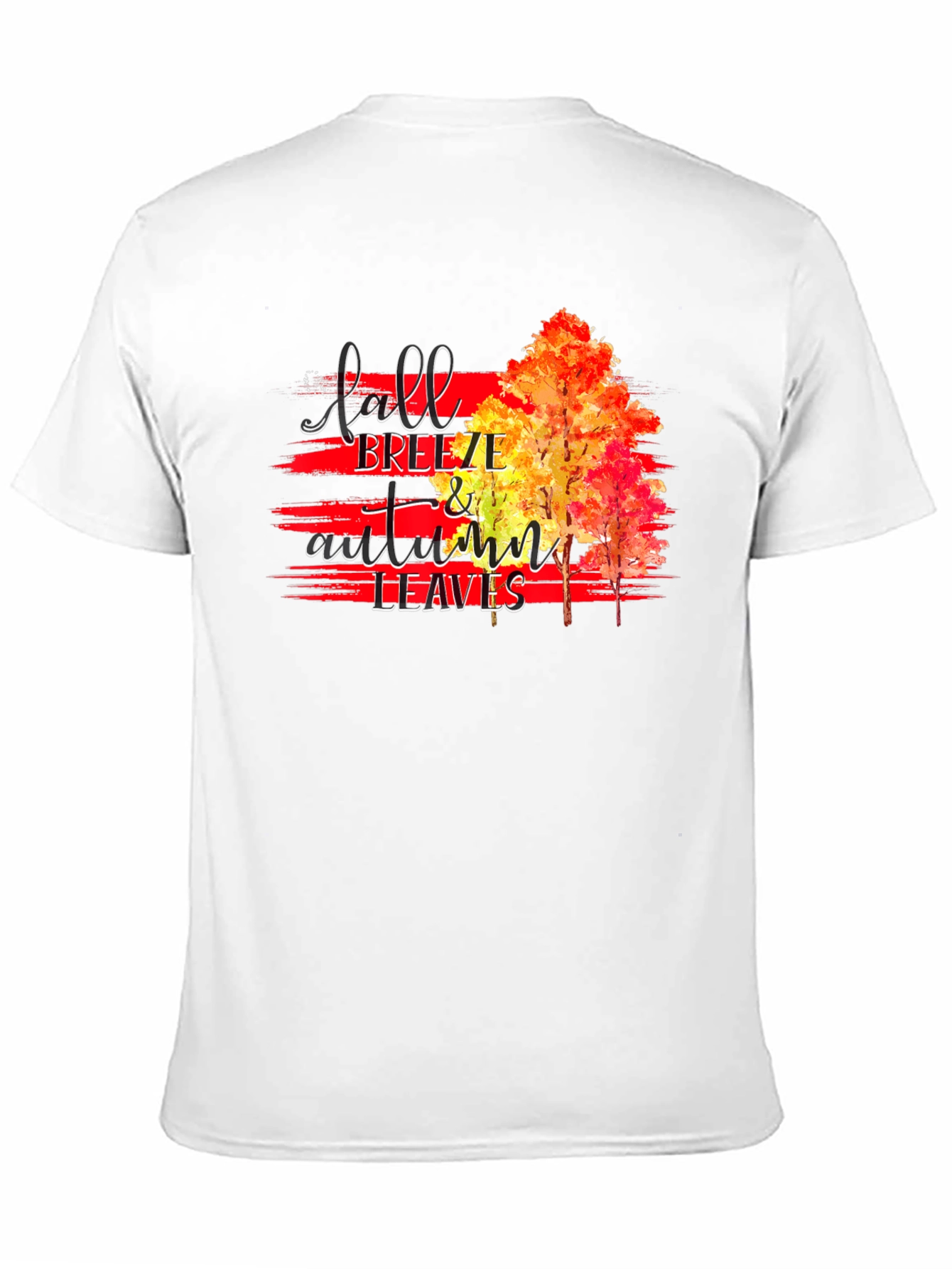 Fall Breeze & Autumn Leaves Graphic T-Shirt