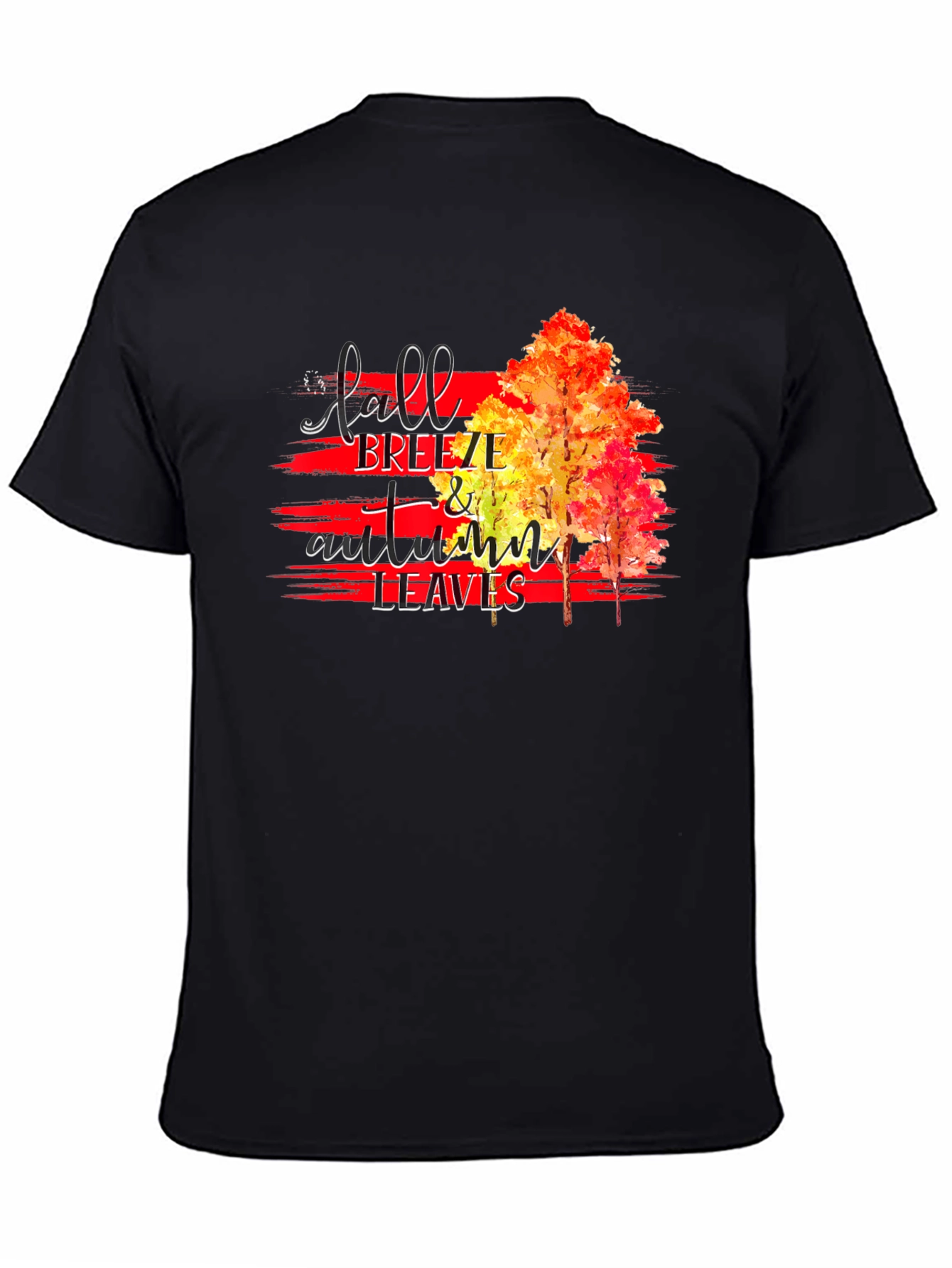 Fall Breeze & Autumn Leaves Graphic T-Shirt