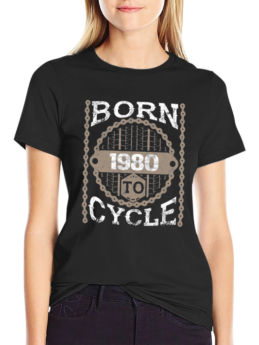 Born 1980 to Cycle Graphic T-Shirt