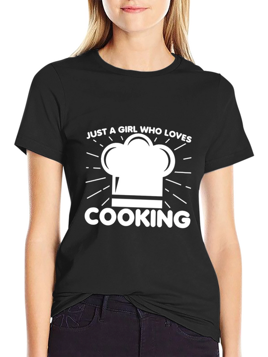Girl Who Loves Cooking T-Shirt