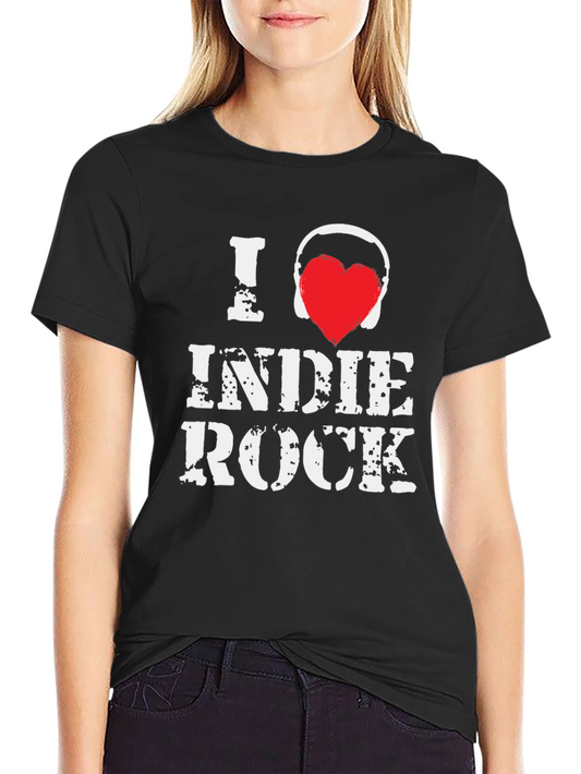 I Love Indie Rock Graphic T-Shirt