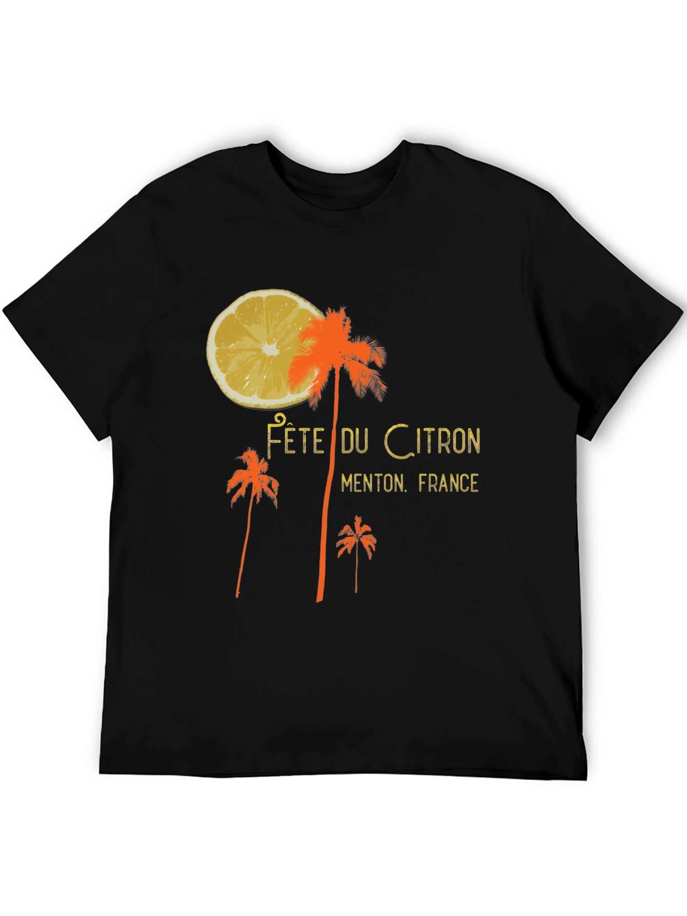 Fête du Citron Graphic Tee - Menton France