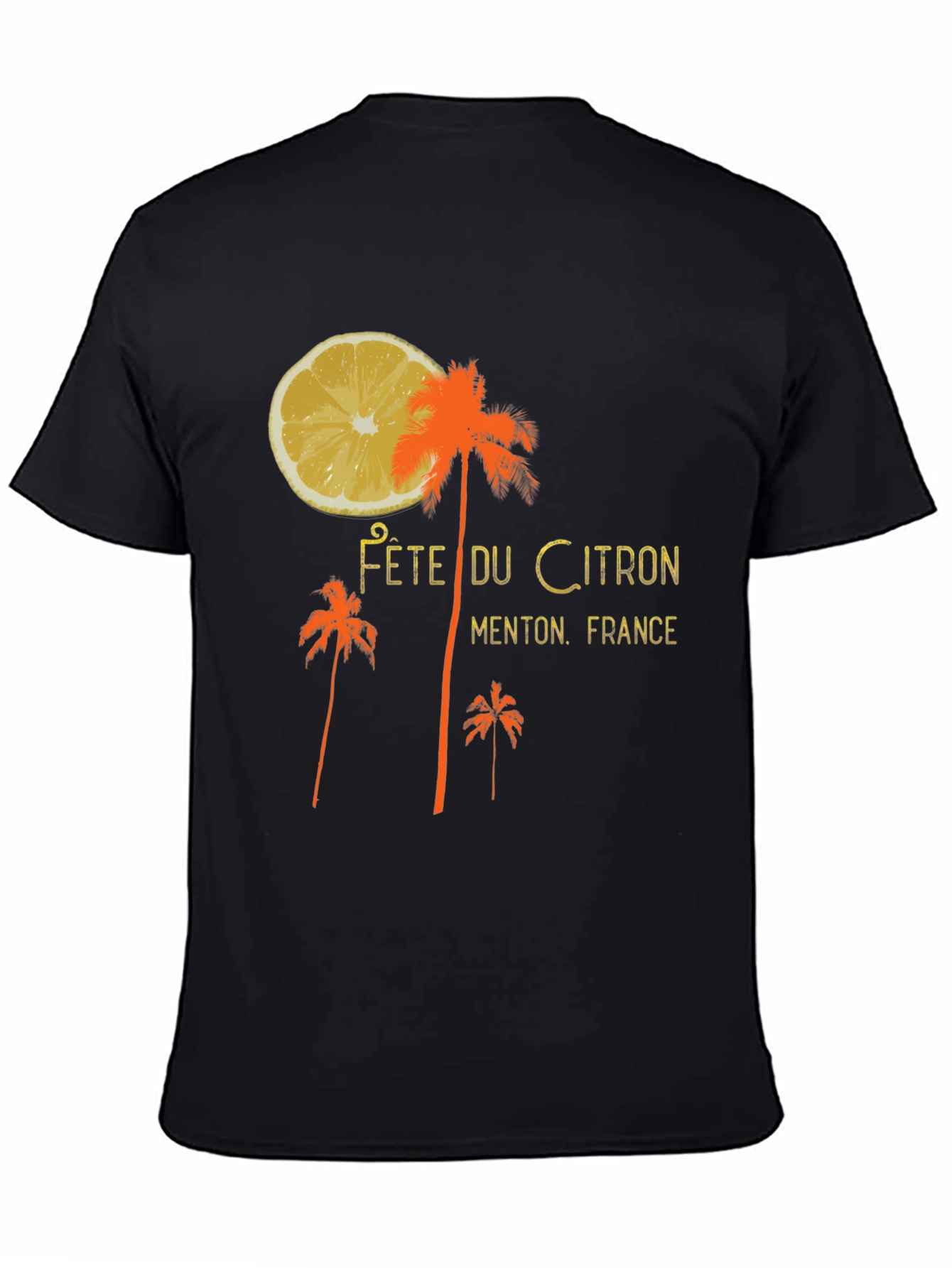 Fête du Citron Graphic Tee - Menton France