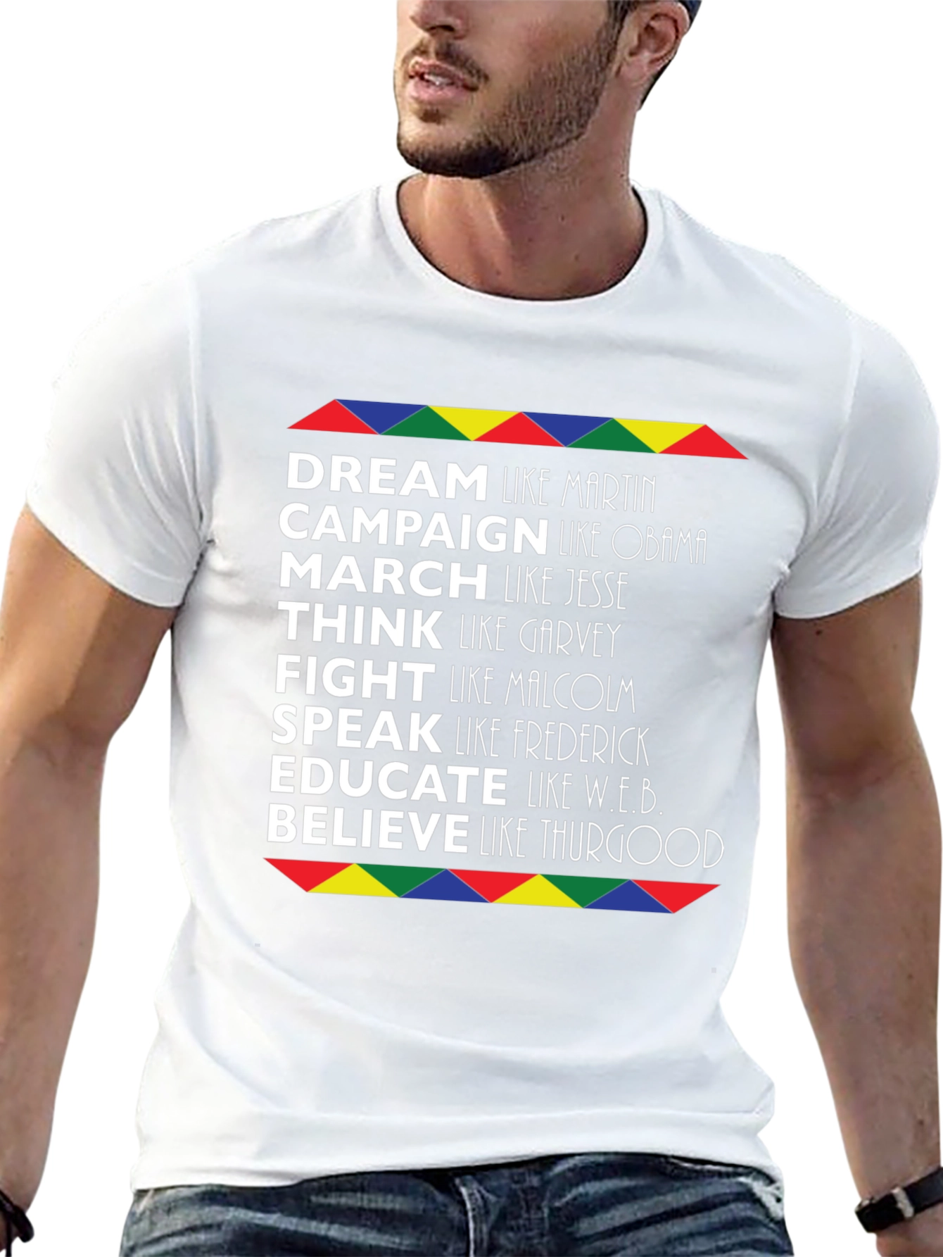 Dream Believe Achieve Mens Graphic Tee