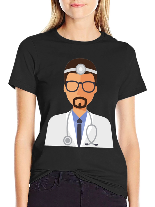 Doctor Graphic Tee - Black Unisex T-Shirt