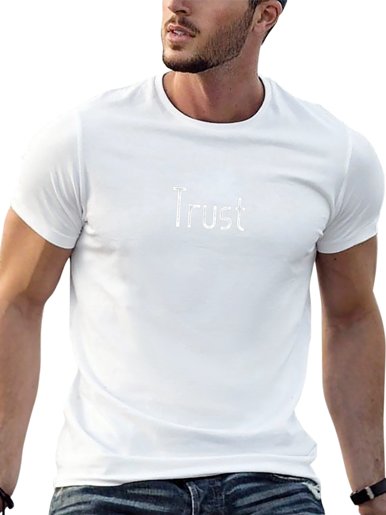 Trust Graphic T-Shirt - Mens Casual Tee