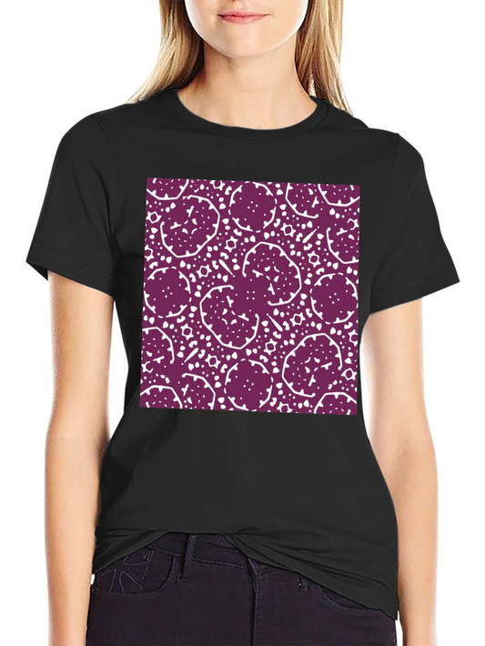 Abstract Pattern Crew Neck T-Shirt