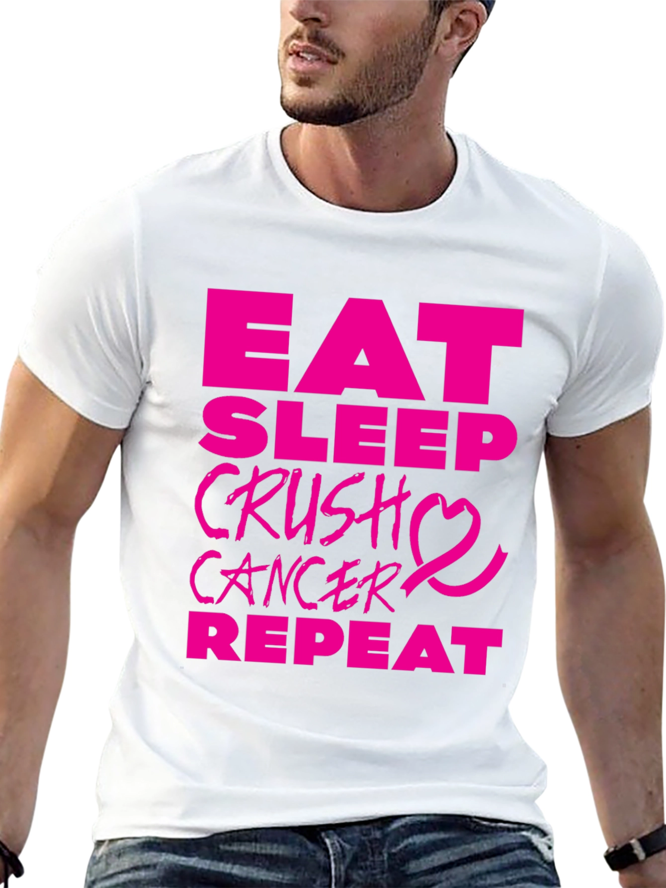 Eat Sleep Crush Cancer T-Shirt