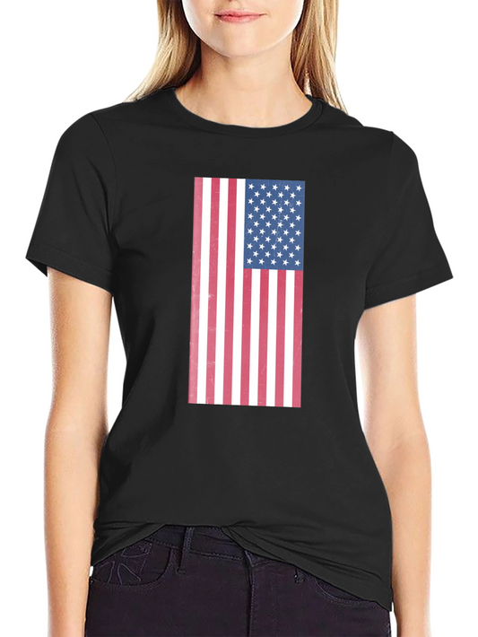American Flag Graphic Tee - Patriotic Style