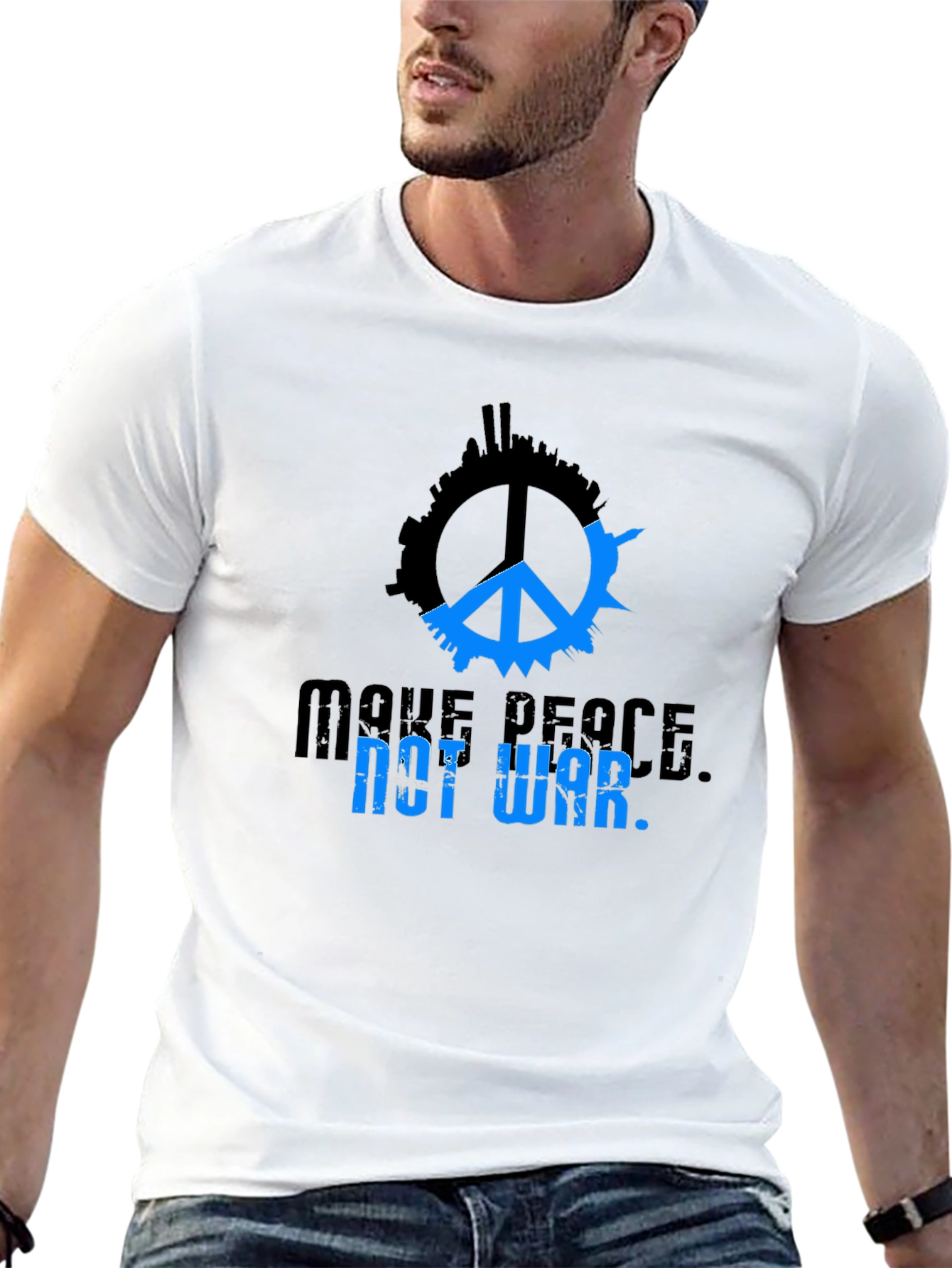 Peace Not War Graphic T-Shirt