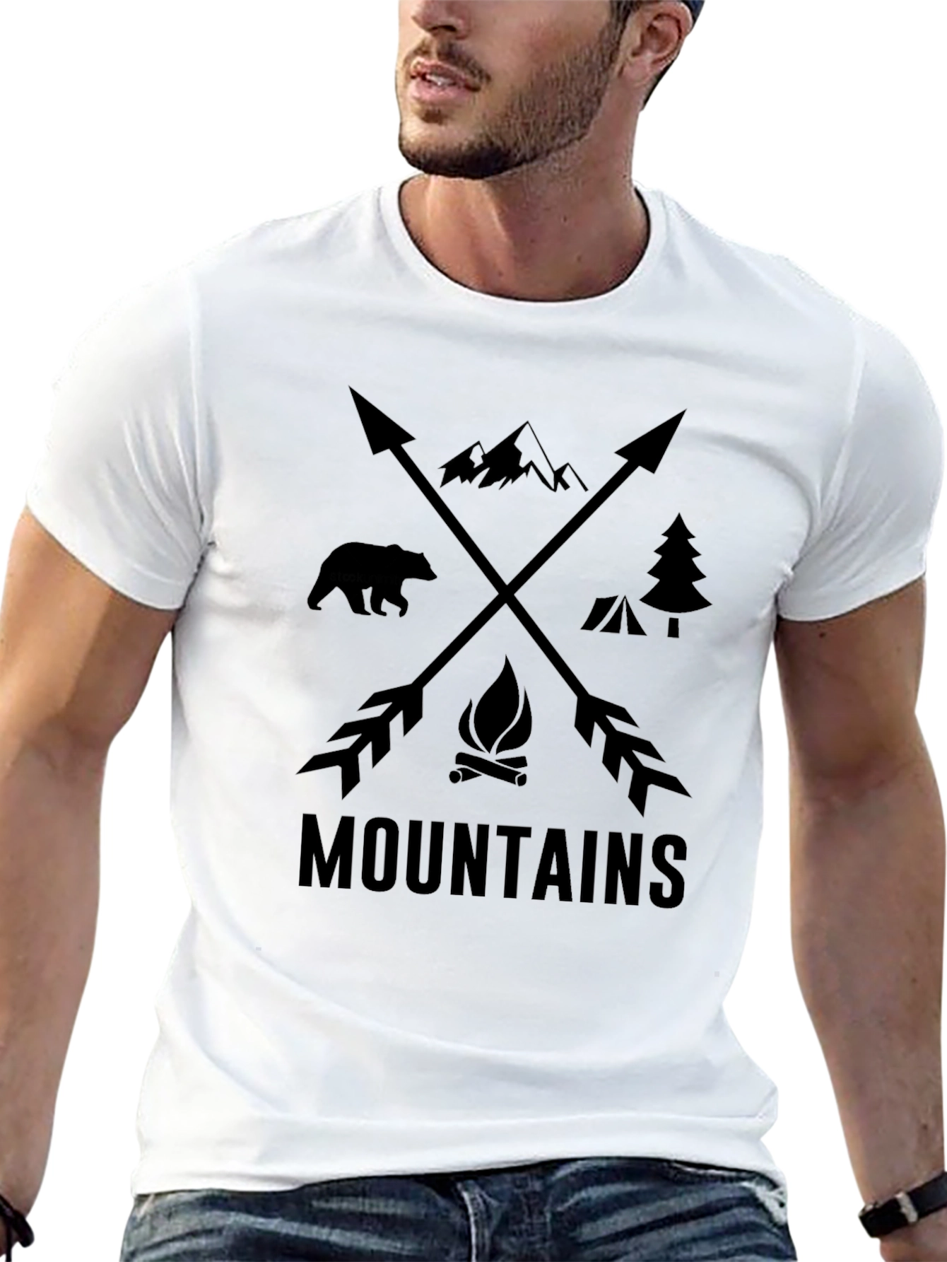 Mountains Graphic Tee - Adventure Awaits!