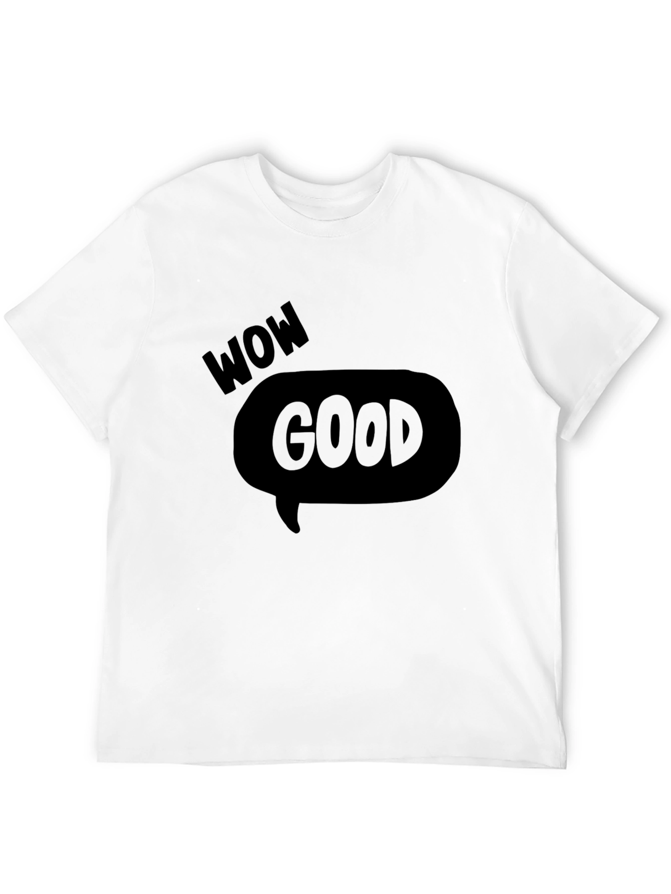 Wow Good Graphic Tee - Mens Black T-Shirt