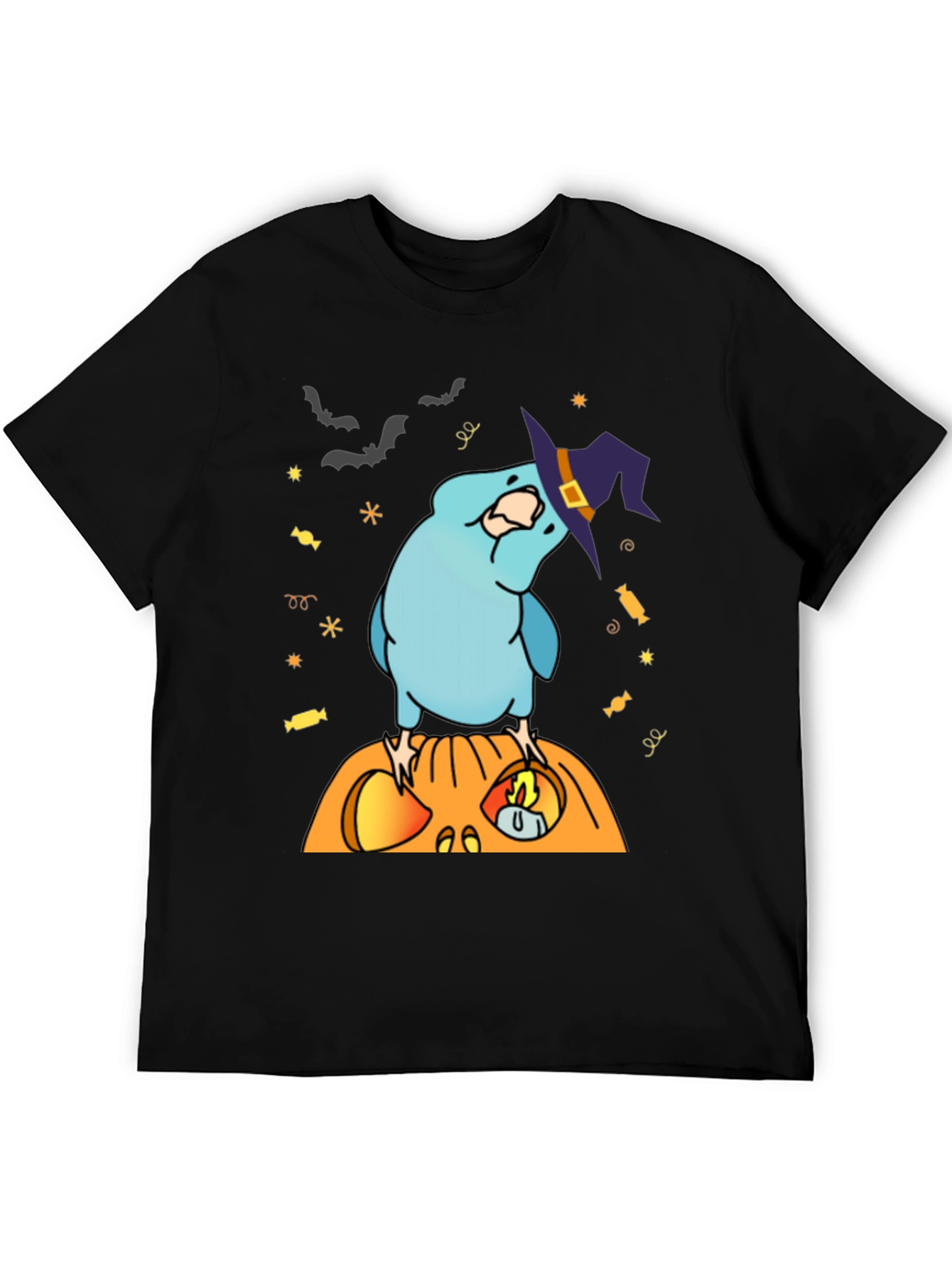 Halloween Bird Pumpkin T-Shirt
