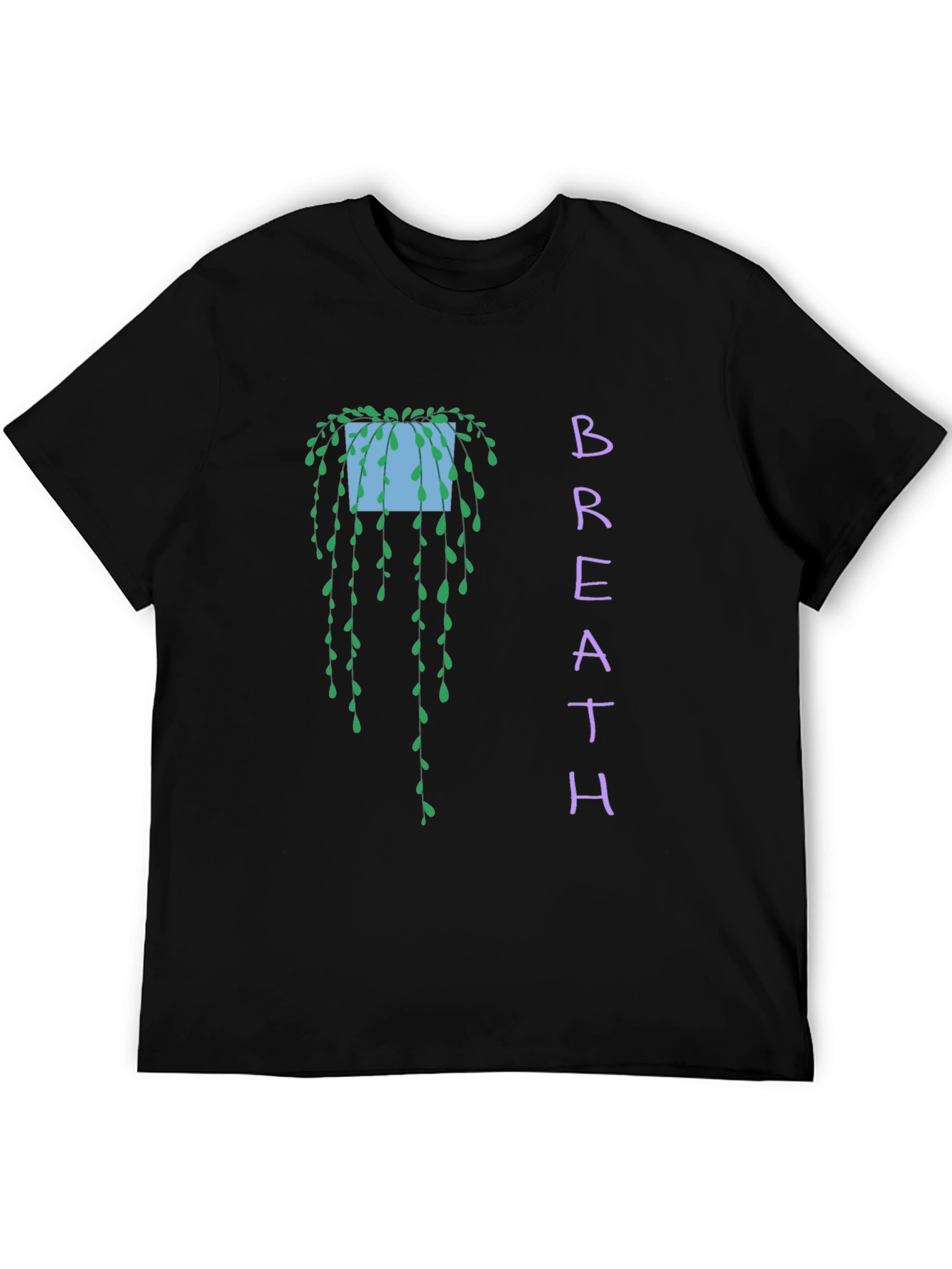 Breath Plant T-Shirt - Black
