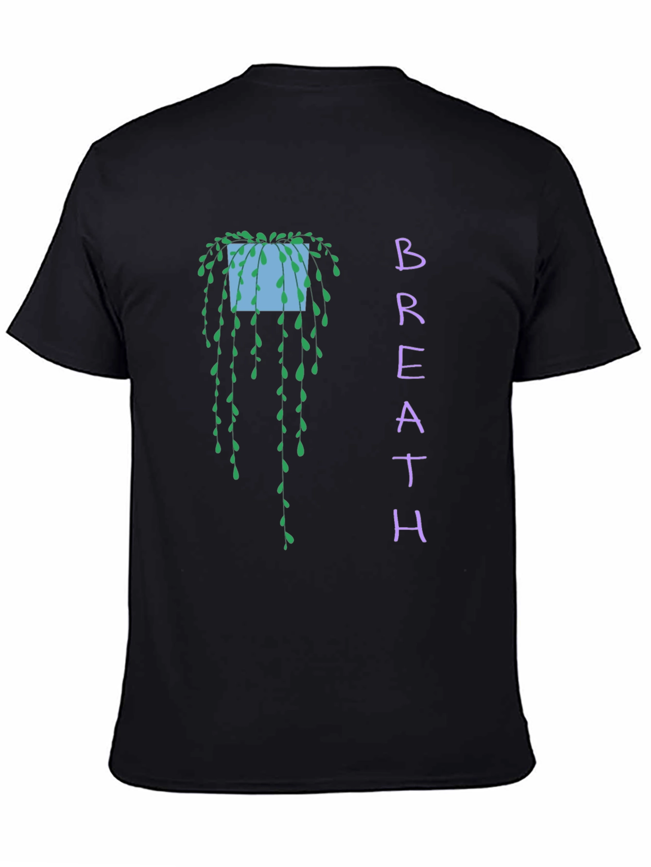 Breath Plant T-Shirt - Black