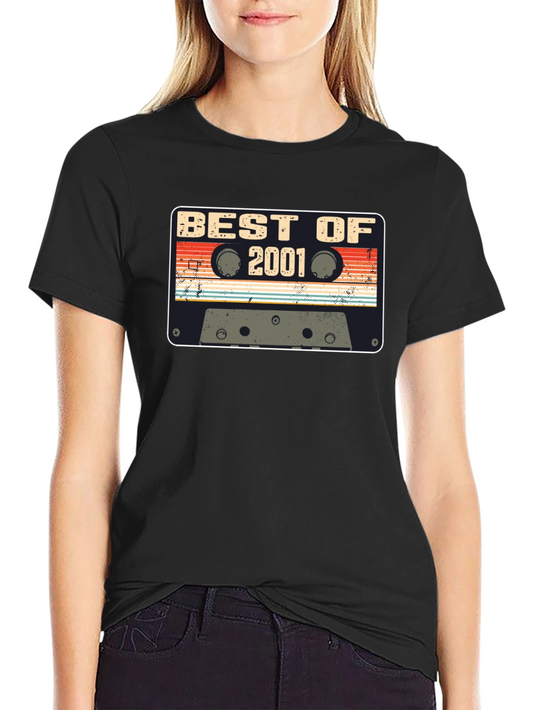 Best of 2001 Cassette Tape Graphic T-Shirt