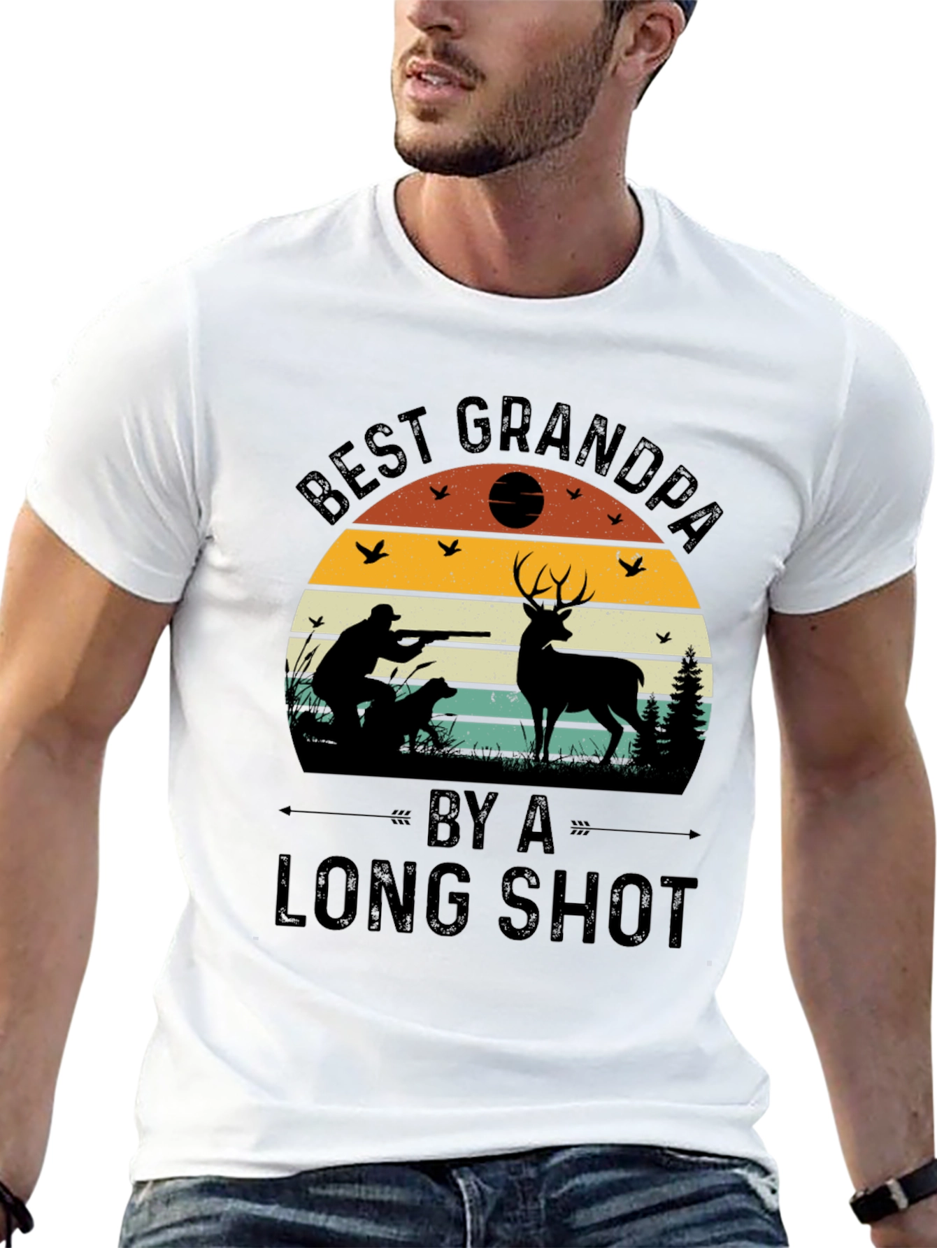 Best Grandpa Deer Hunting T-Shirt