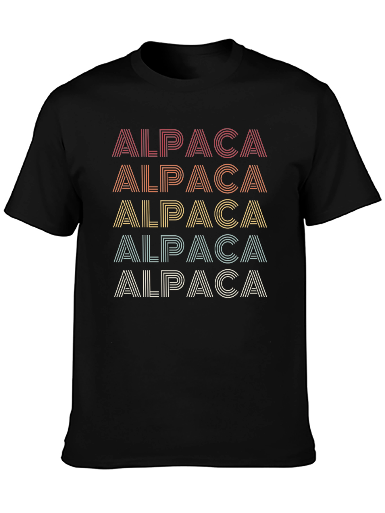 Retro Alpaca T-Shirt - Stylish Graphic Tee