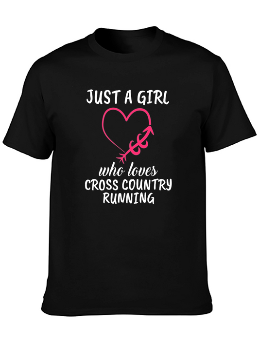 Cross Country Running Girls T-Shirt