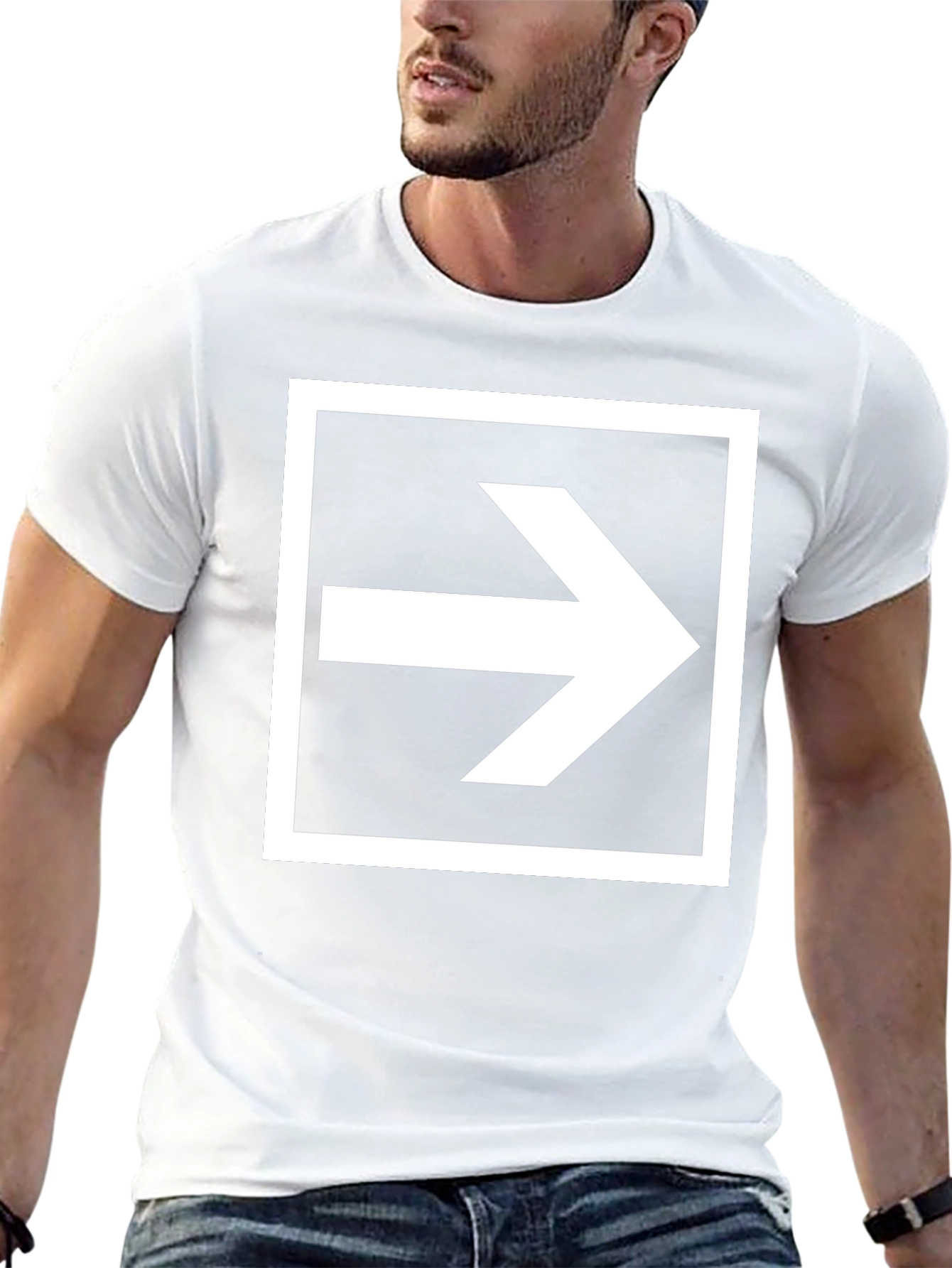 Arrow Graphic Tee - Bold Direction T-Shirt