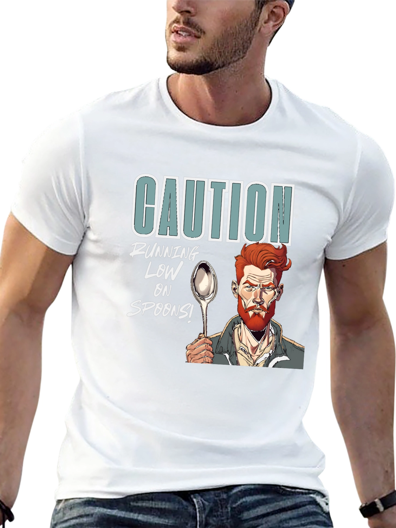 Caution: Running Low on Spoons T-Shirt