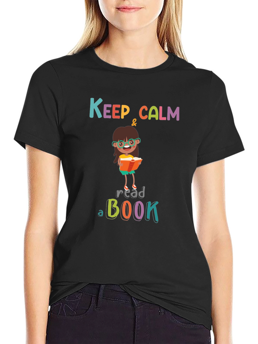 Keep Calm & Read a Book T-Shirt