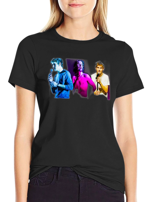 Comedy Trio Graphic T-Shirt - Black