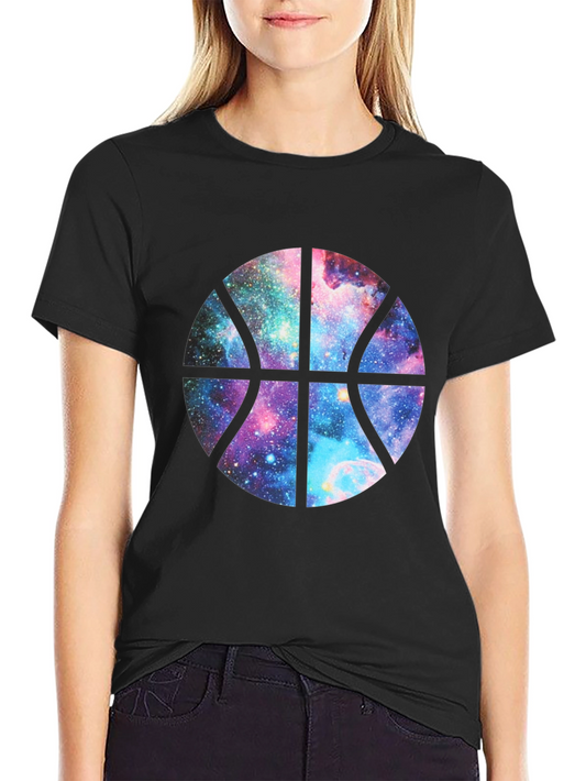 Galaxy Basketball Graphic T-Shirt