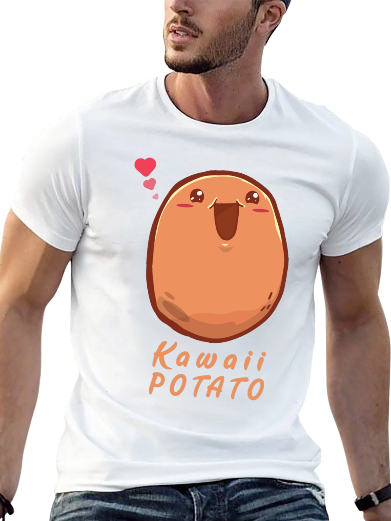 Kawaii Potato T-Shirt - Cute Graphic Tee