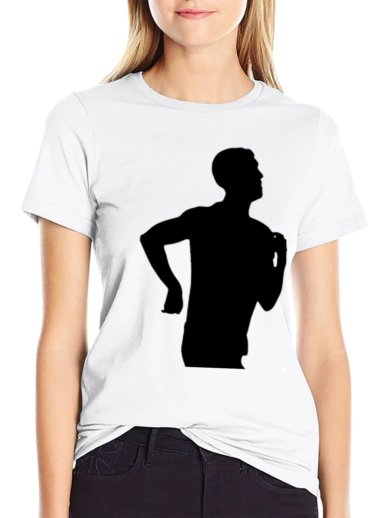Silhouette Graphic Black T-Shirt