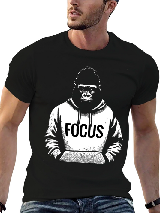 Focus Gorilla Graphic Tee - Black