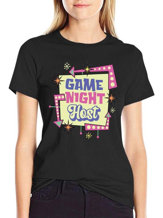Game Night Host Retro Style T-Shirt